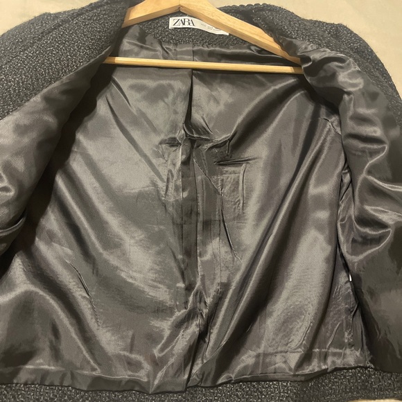 ZARA Boucle Black Jacket - Picture 3 of 5